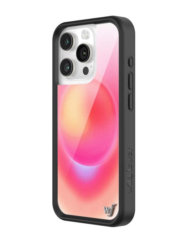 Hot Pink Aura iPhone Case